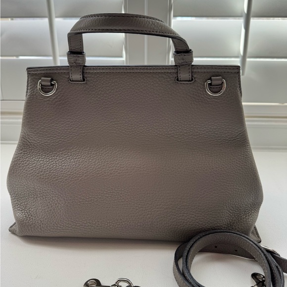 New condition LUXE Bamboo Daily Top Handle Bag with strap in grey - Picture 10 of 16